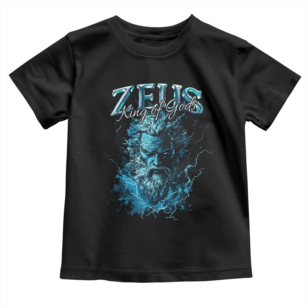 Greek Mythology Zeus Toddler T Shirt King Of Gods TS09 Black Print Your Wear