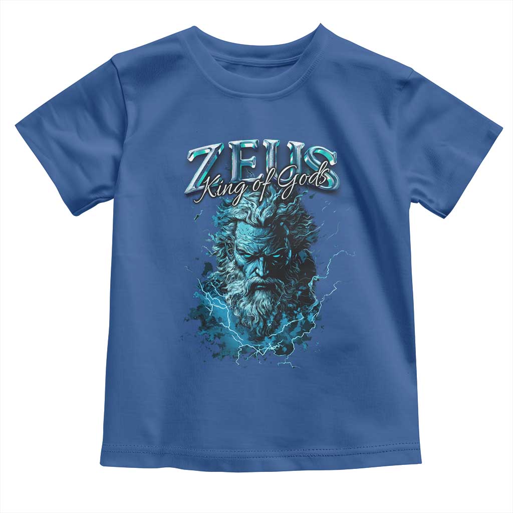 Greek Mythology Zeus Toddler T Shirt King Of Gods TS09 Royal Blue Print Your Wear