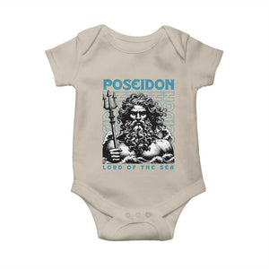 Greek Mythology Poseidon Baby Onesie Lord Of The Sea Trident TS09 Sand Print Your Wear