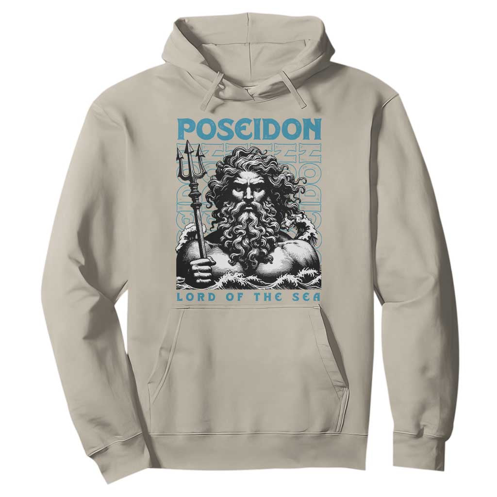 Greek Mythology Poseidon Hoodie Lord Of The Sea Trident TS09 Sand Print Your Wear