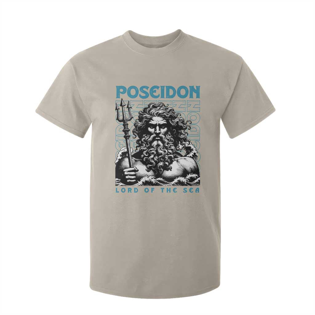 Greek Mythology Poseidon T Shirt For Kid Lord Of The Sea Trident TS09 Sand Print Your Wear