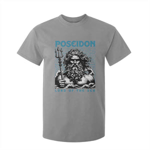 Greek Mythology Poseidon T Shirt For Kid Lord Of The Sea Trident TS09 Sport Gray Print Your Wear