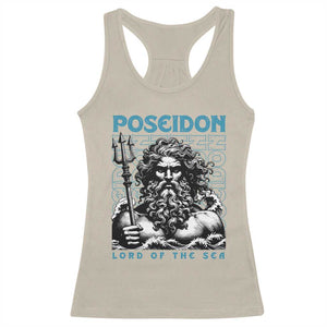 Greek Mythology Poseidon Racerback Tank Top Lord Of The Sea Trident TS09 Sand Print Your Wear