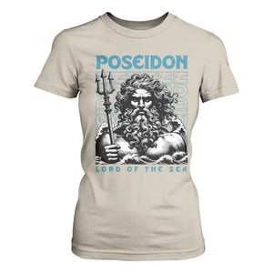 Greek Mythology Poseidon T Shirt For Women Lord Of The Sea Trident TS09 Sand Print Your Wear