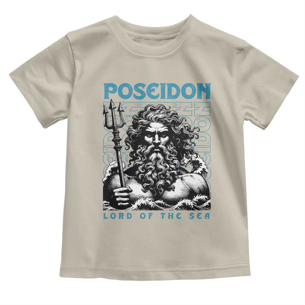 Greek Mythology Poseidon Toddler T Shirt Lord Of The Sea Trident TS09 Sand Print Your Wear