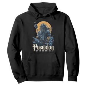 Ancient Greek Mythology Poseidon Hoodie Lord Of The Sea Trident TS09 Black Print Your Wear