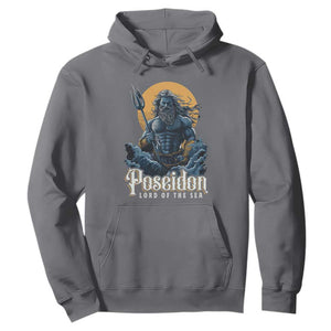 Ancient Greek Mythology Poseidon Hoodie Lord Of The Sea Trident TS09 Charcoal Print Your Wear