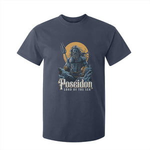 Ancient Greek Mythology Poseidon T Shirt For Kid Lord Of The Sea Trident TS09 Navy Print Your Wear