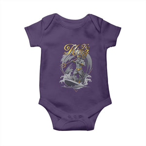 Greek Mythology Poseidon Baby Onesie The King Triton Mermaid Dad TS09 Purple Print Your Wear