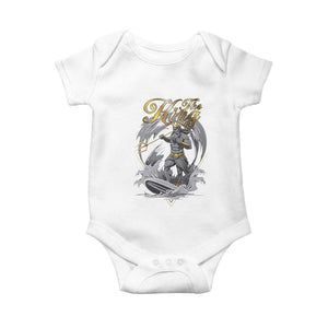 Greek Mythology Poseidon Baby Onesie The King Triton Mermaid Dad TS09 White Print Your Wear