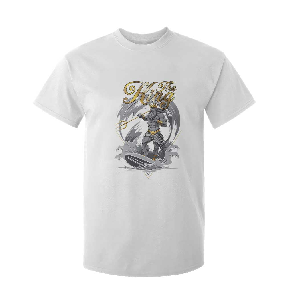 Greek Mythology Poseidon T Shirt For Kid The King Triton Mermaid Dad TS09 White Print Your Wear