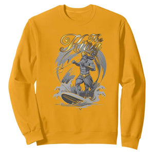 Greek Mythology Poseidon Sweatshirt The King Triton Mermaid Dad TS09 Gold Print Your Wear