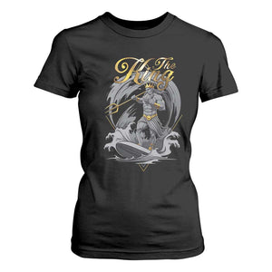 Greek Mythology Poseidon T Shirt For Women The King Triton Mermaid Dad TS09 Black Print Your Wear