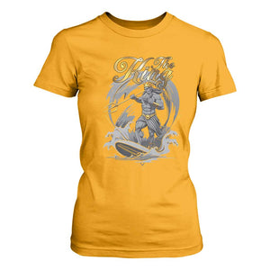 Greek Mythology Poseidon T Shirt For Women The King Triton Mermaid Dad TS09 Gold Print Your Wear