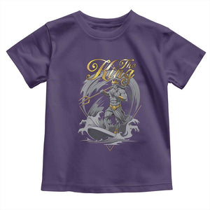 Greek Mythology Poseidon Toddler T Shirt The King Triton Mermaid Dad TS09 Purple Print Your Wear