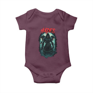 Greek Mythology Hades Baby Onesie God Of The Underworld Cerberus TS09 Maroon Print Your Wear