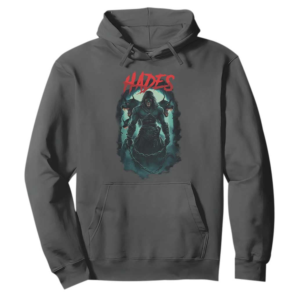 Greek Mythology Hades Hoodie God Of The Underworld Cerberus TS09 Dark Heather Print Your Wear