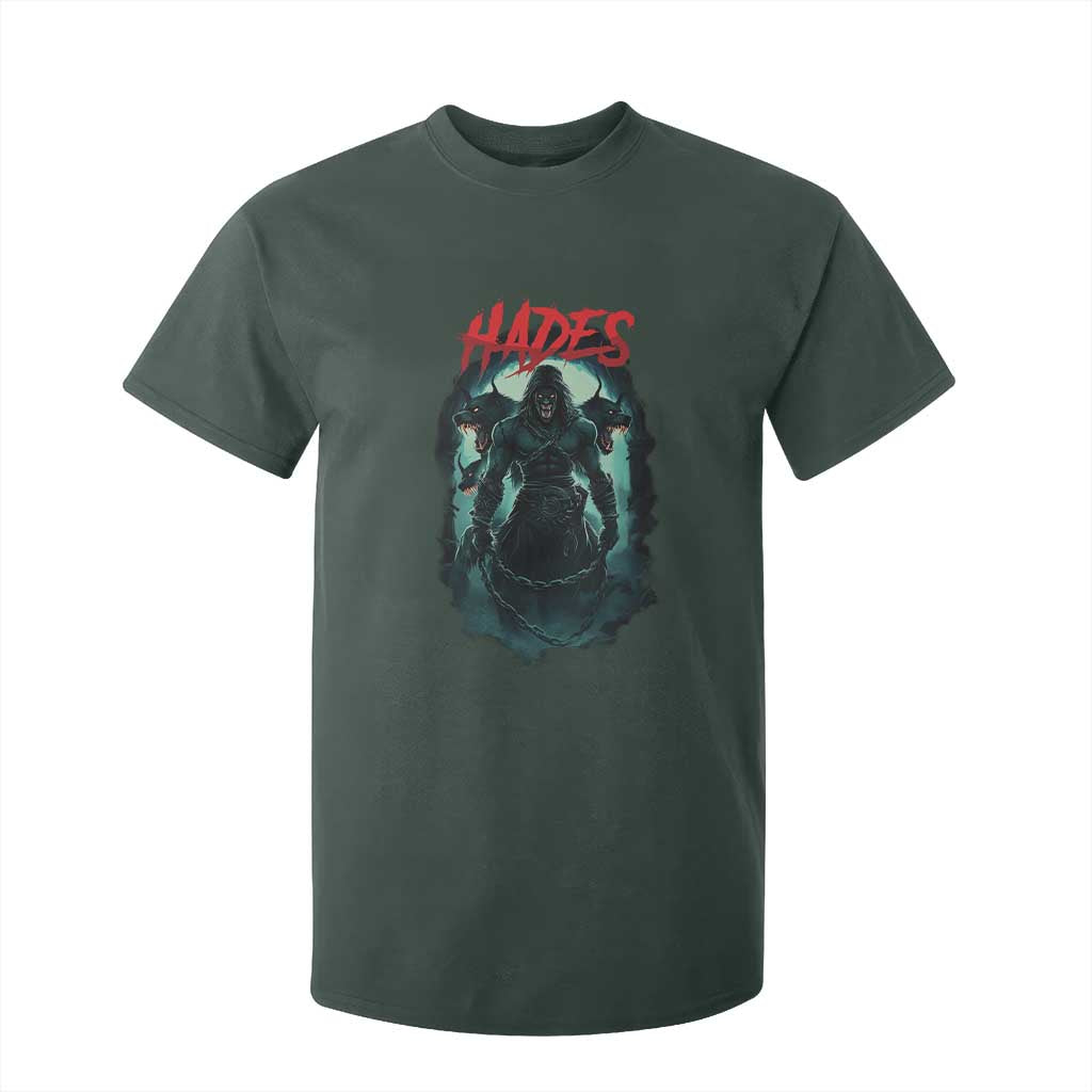 Greek Mythology Hades T Shirt For Kid God Of The Underworld Cerberus TS09 Dark Forest Green Print Your Wear