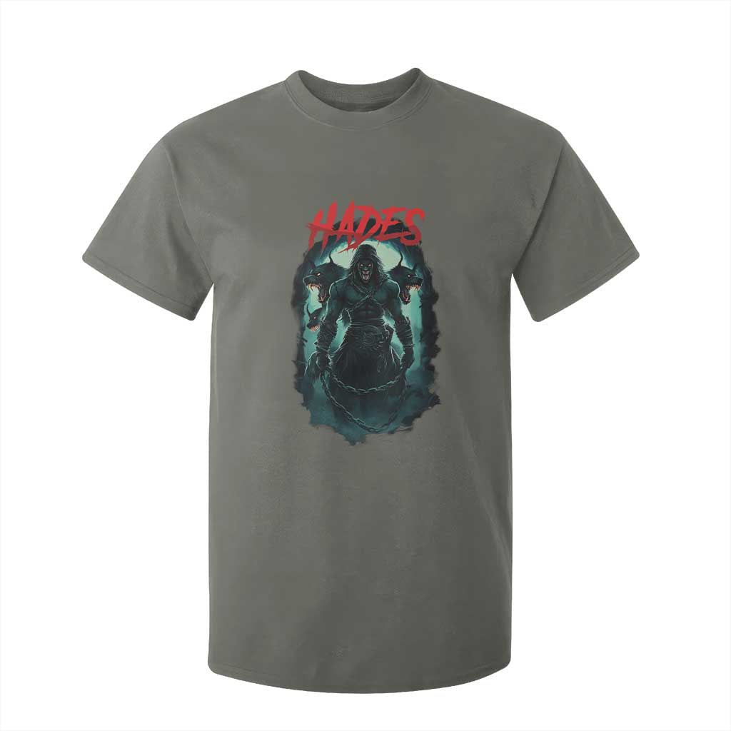 Greek Mythology Hades T Shirt For Kid God Of The Underworld Cerberus TS09 Military Green Print Your Wear