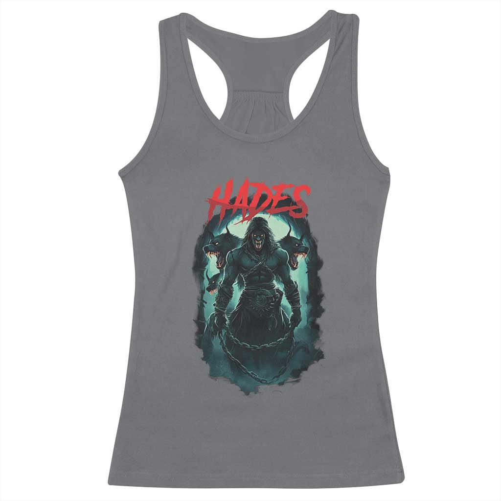 Greek Mythology Hades Racerback Tank Top God Of The Underworld Cerberus TS09 Charcoal Print Your Wear