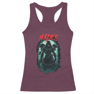 Greek Mythology Hades Racerback Tank Top God Of The Underworld Cerberus TS09 Maroon Print Your Wear