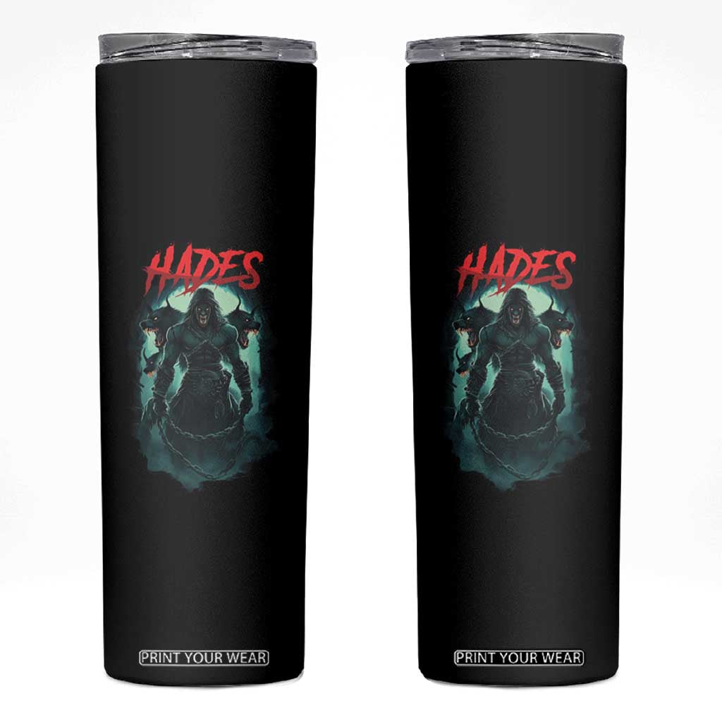 Greek Mythology Hades Skinny Tumbler God Of The Underworld Cerberus TS09 Black Print Your Wear