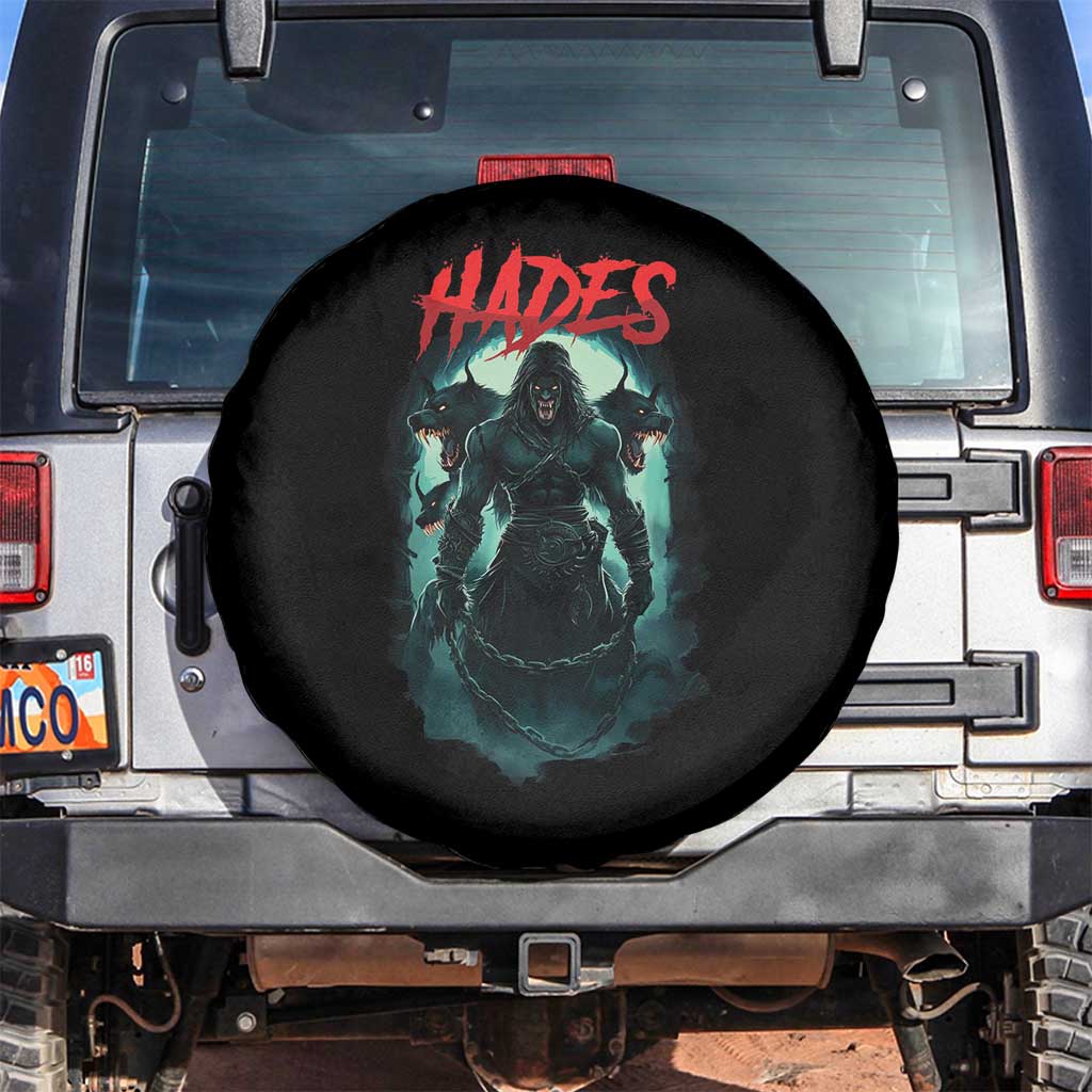 Greek Mythology Hades Spare Tire Cover God Of The Underworld Cerberus TS09 No hole Black Print Your Wear
