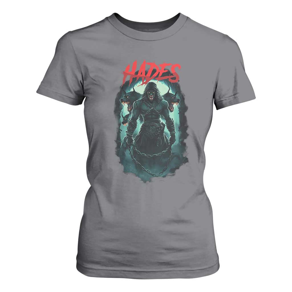 Greek Mythology Hades T Shirt For Women God Of The Underworld Cerberus TS09 Charcoal Print Your Wear