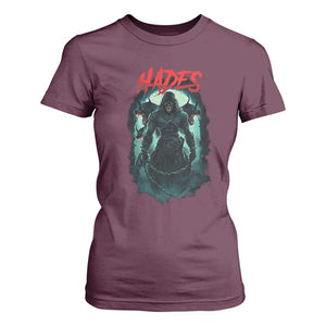 Greek Mythology Hades T Shirt For Women God Of The Underworld Cerberus TS09 Maroon Print Your Wear