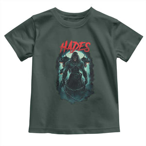 Greek Mythology Hades Toddler T Shirt God Of The Underworld Cerberus TS09 Dark Forest Green Print Your Wear