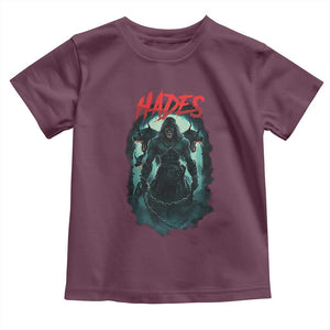 Greek Mythology Hades Toddler T Shirt God Of The Underworld Cerberus TS09 Maroon Print Your Wear