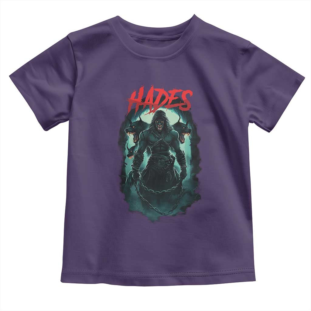 Greek Mythology Hades Toddler T Shirt God Of The Underworld Cerberus TS09 Purple Print Your Wear