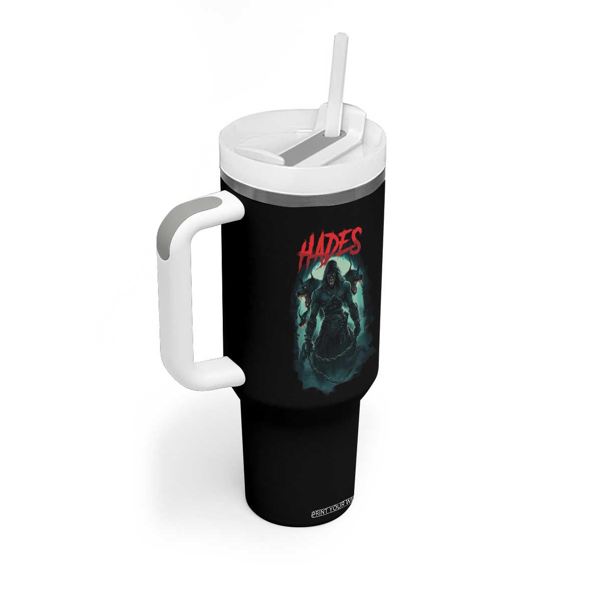 Greek Mythology Hades Tumbler With Handle God Of The Underworld Cerberus TS09 Print Your Wear