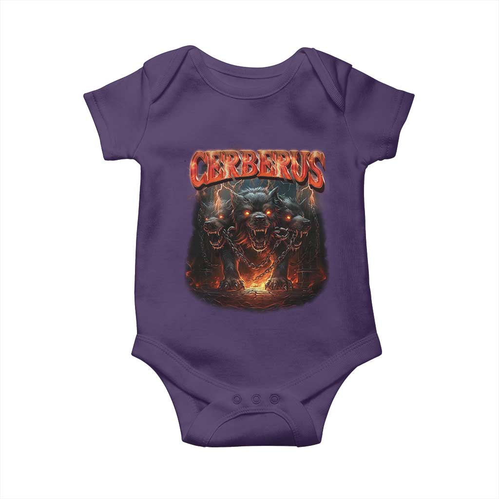 Greek Mythology Hades Cerberus Baby Onesie TS09 Purple Print Your Wear