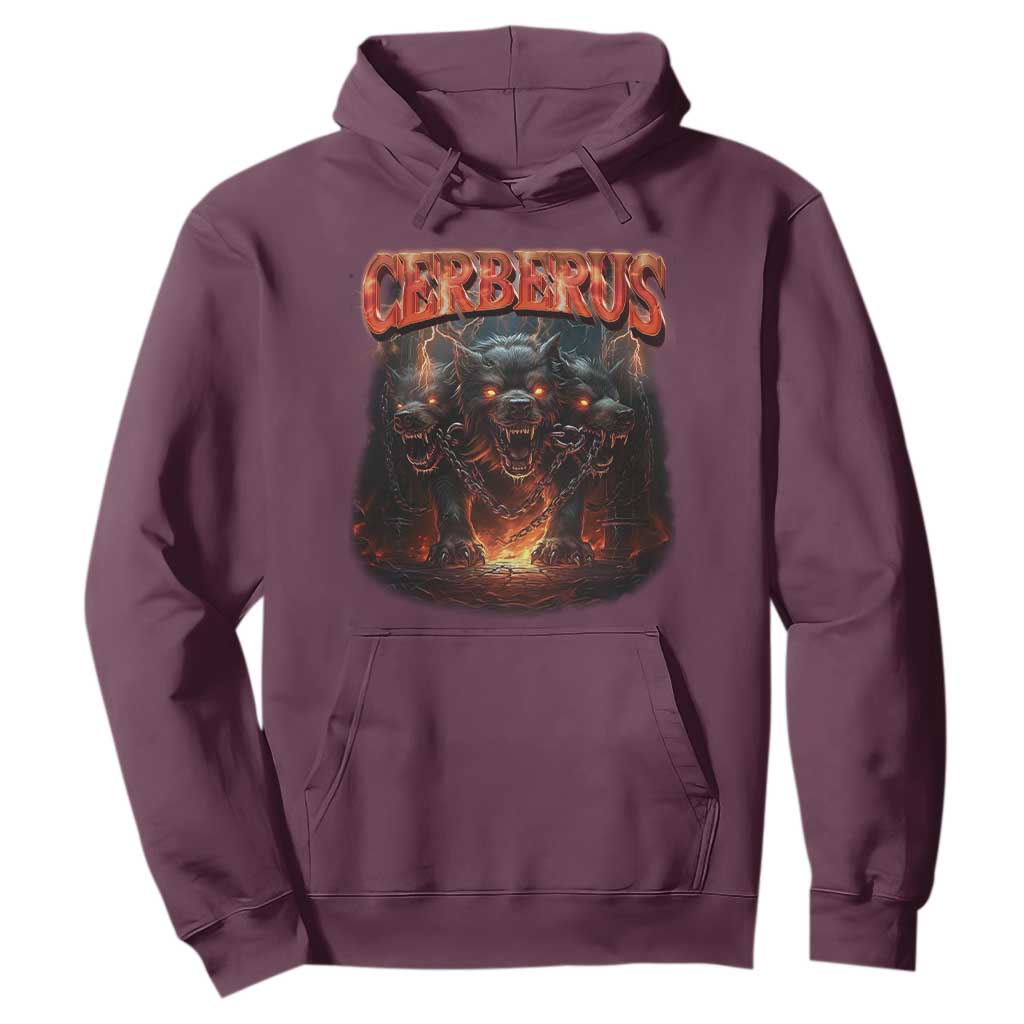 Greek Mythology Hades Cerberus Hoodie TS09 Maroon Print Your Wear