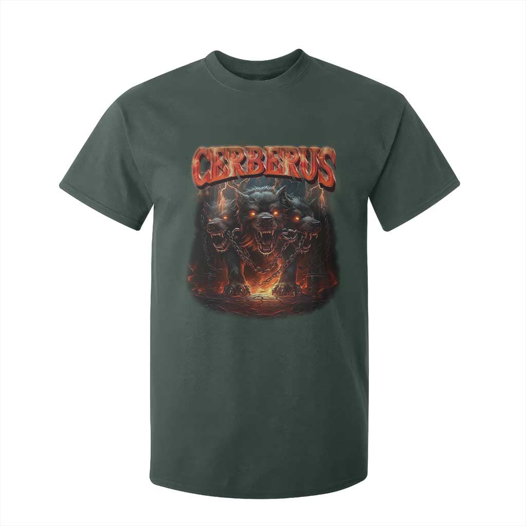 Greek Mythology Hades Cerberus T Shirt For Kid TS09 Dark Forest Green Print Your Wear