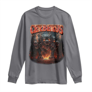 Greek Mythology Hades Cerberus Long Sleeve Shirt TS09 Charcoal Print Your Wear