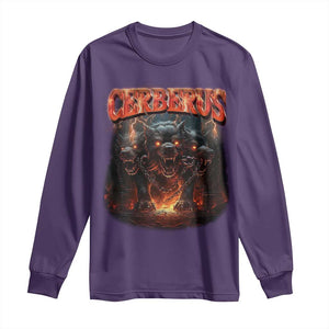 Greek Mythology Hades Cerberus Long Sleeve Shirt TS09 Purple Print Your Wear