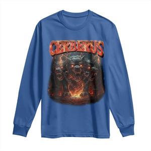 Greek Mythology Hades Cerberus Long Sleeve Shirt TS09 Royal Blue Print Your Wear