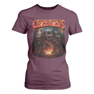 Greek Mythology Hades Cerberus T Shirt For Women TS09 Maroon Print Your Wear