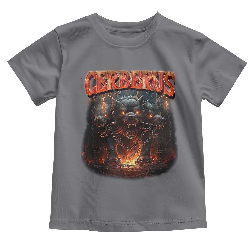 Greek Mythology Hades Cerberus Toddler T Shirt TS09 Charcoal Print Your Wear