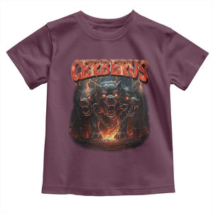 Greek Mythology Hades Cerberus Toddler T Shirt TS09 Maroon Print Your Wear