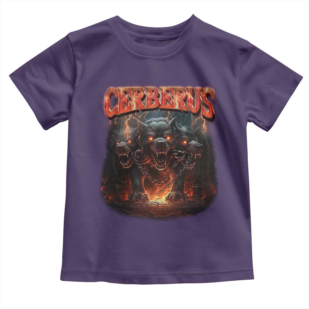 Greek Mythology Hades Cerberus Toddler T Shirt TS09 Purple Print Your Wear