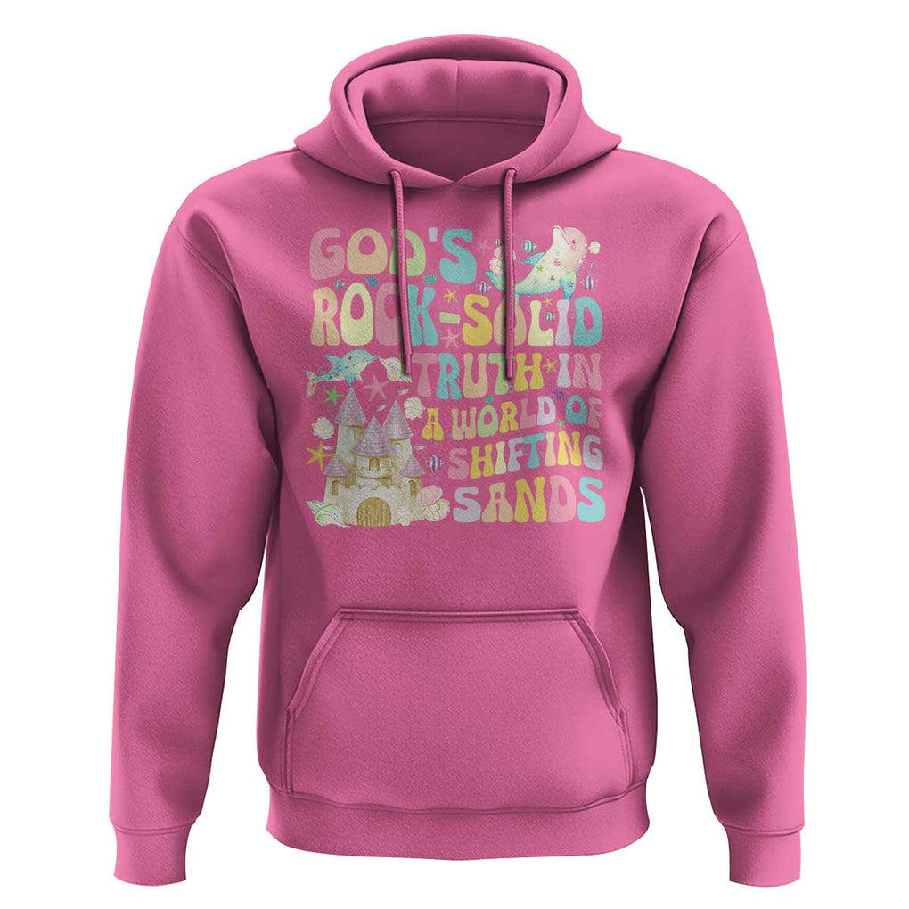 Scuba VBS 2024 Hoodie God's Rock Solid Vacation Bible School Christian TS09 Azalea Print Your Wear