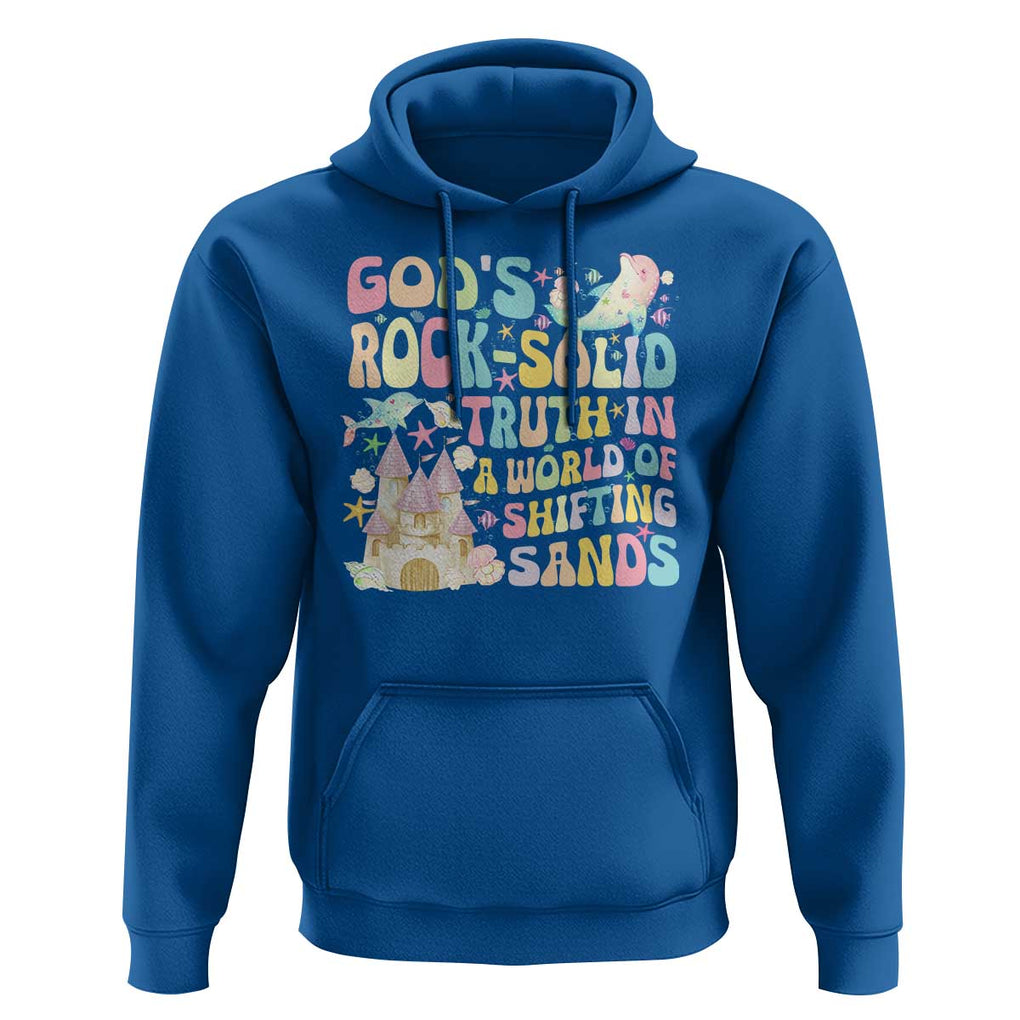 Scuba VBS 2024 Hoodie God's Rock Solid Vacation Bible School Christian TS09 Royal Blue Print Your Wear