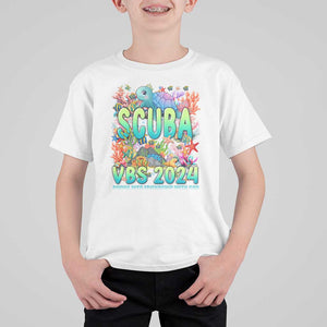 Scuba VBS 2024 T Shirt For Kid Diving Into Friendship Vacation Bible School TS09 White Print Your Wear