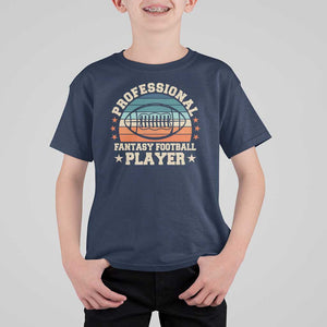 Funny Professional Fantasy Football Player T Shirt For Kid TS09 Navy Print Your Wear