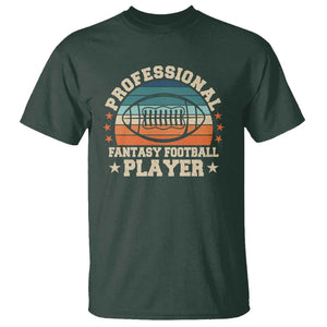Funny Professional Fantasy Football Player T Shirt TS09 Dark Forest Green Print Your Wear