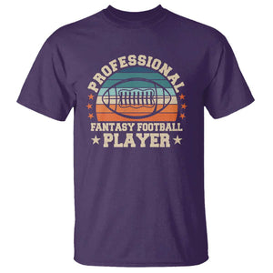 Funny Professional Fantasy Football Player T Shirt TS09 Purple Print Your Wear