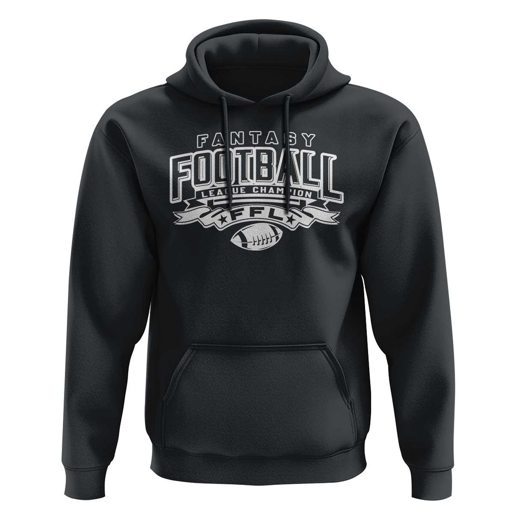 Funny Fantasy Football League Champion Hoodie TS09 Black Print Your Wear